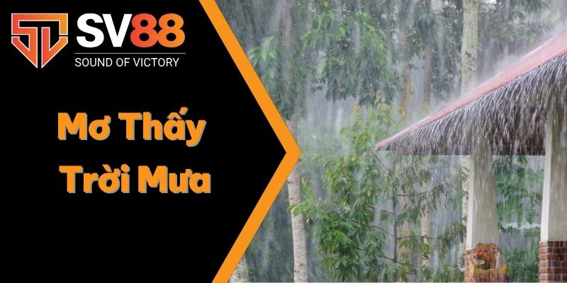 giấc mơ thấy trời mưa